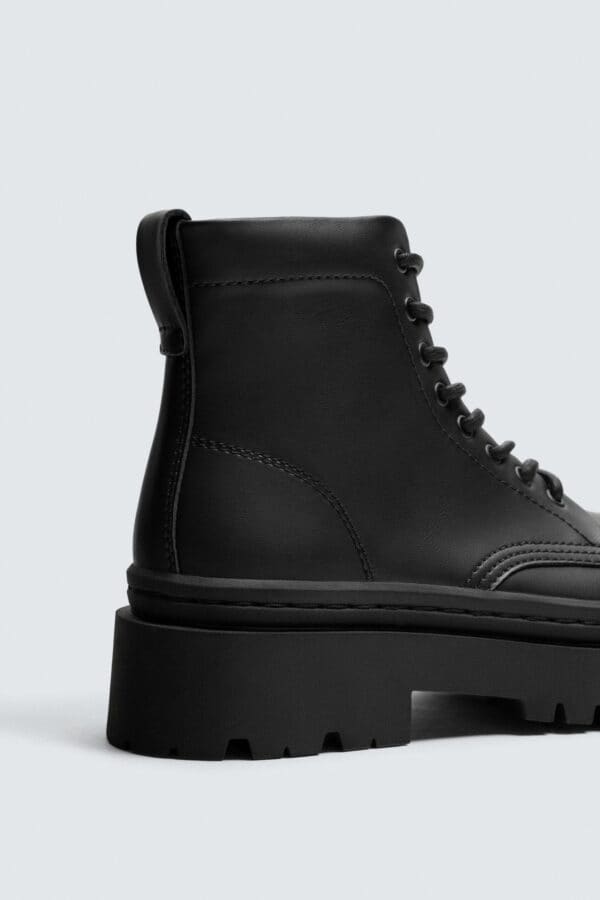 Chunky Laced Boots - Image 4