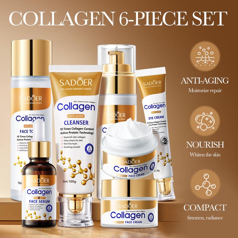 6 Pieces Collagen Skincare Combo
