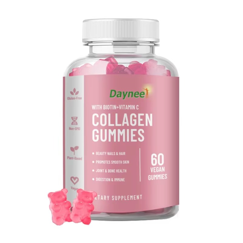 Collagen Gummies with Biotin & Vitamin C – Boost Hair, Skin & Nail Health Naturally