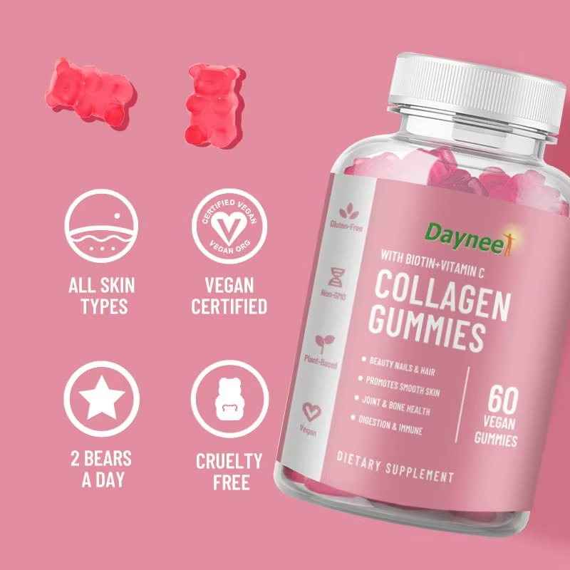 Collagen Gummies with Biotin & Vitamin C – Boost Hair, Skin & Nail Health Naturally