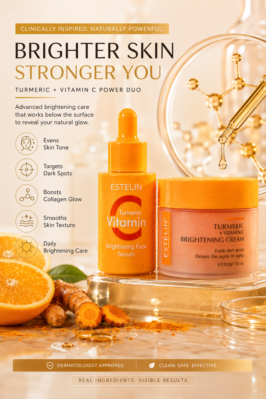 Vitamin C + Turmeric Glow Boost 2 in 1 Combo
